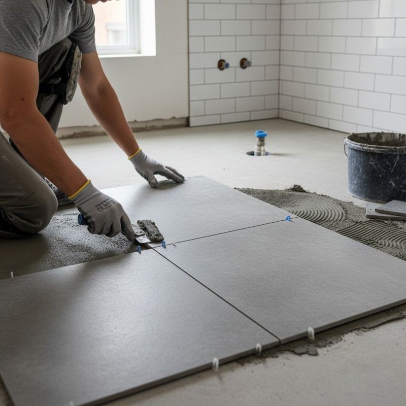 Hearth Tile Installation