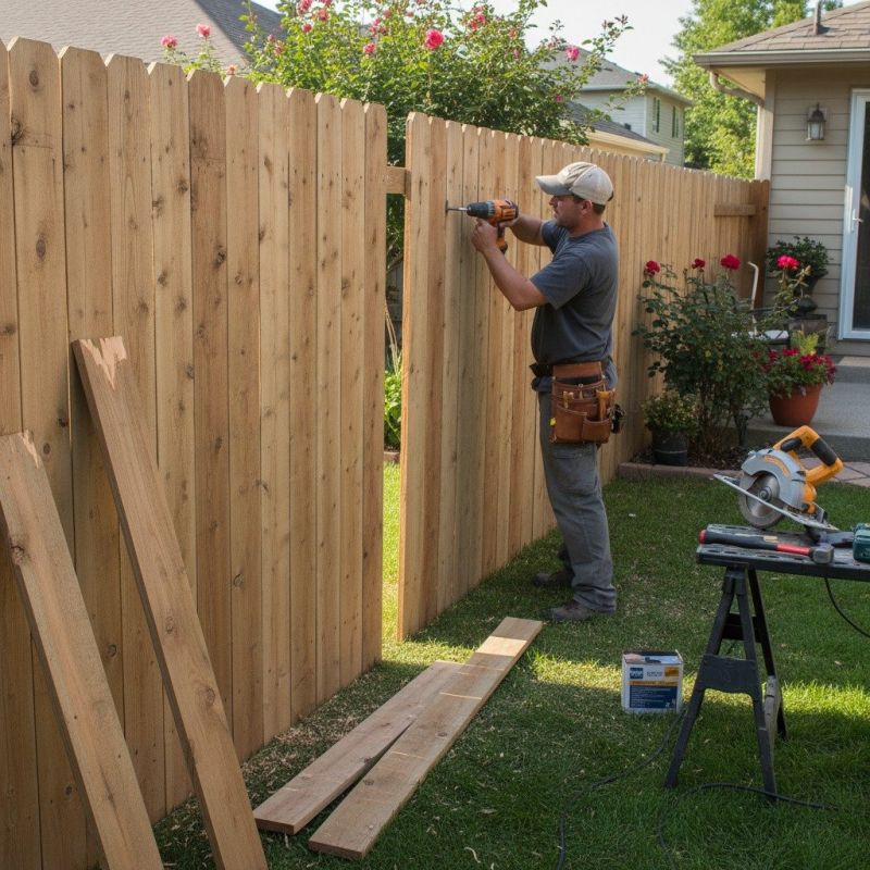 Privacy Fence Gate Repair